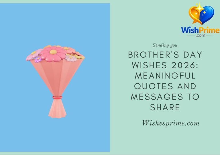 Brother’s Day Wishes 2026: Meaningful Quotes and Messages to Share