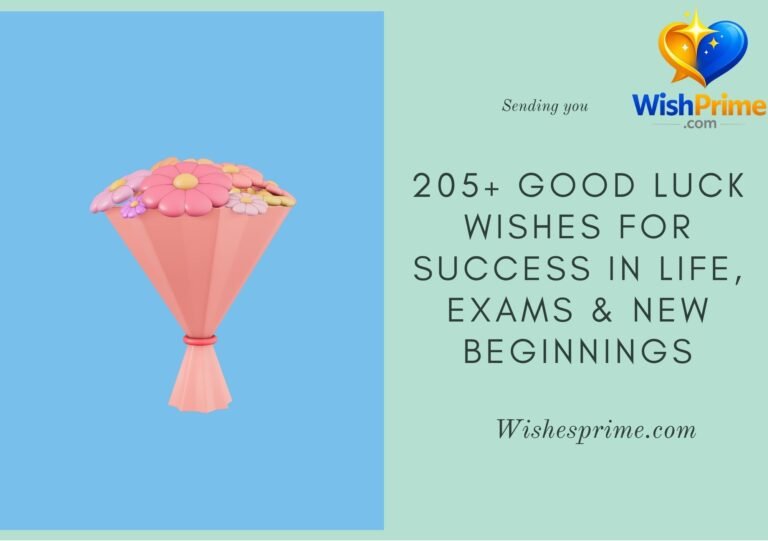 205+ Good Luck Wishes for Success in Life, Exams & New Beginnings