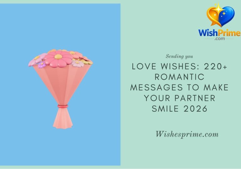 Love Wishes: 220+ Romantic Messages to Make Your Partner Smile 2026