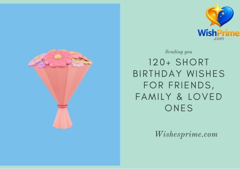 120+ Short Birthday Wishes for Friends, Family & Loved Ones